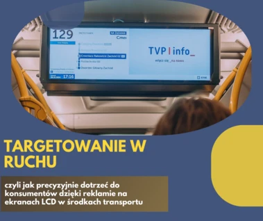Targetowanie w ruchu, czyli jak precyzyjnie dotrzeć do konsumentów dzięki reklamie na ekranach LCD w środkach transportu
